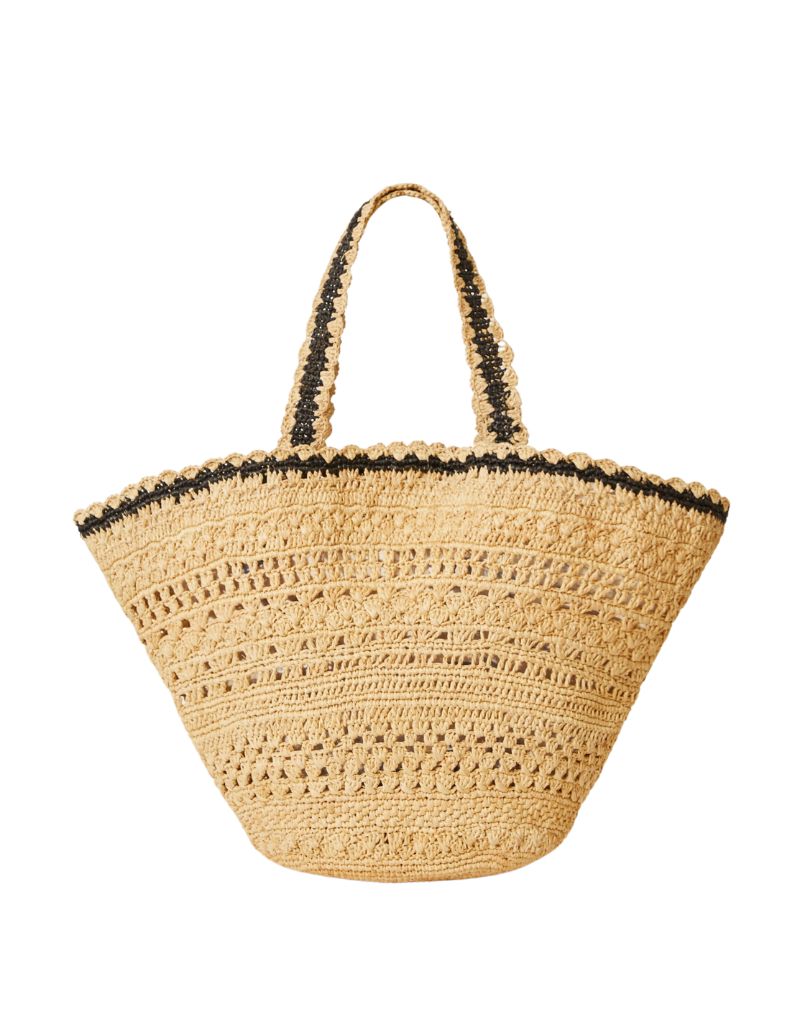 Mikala Tote Natural Black