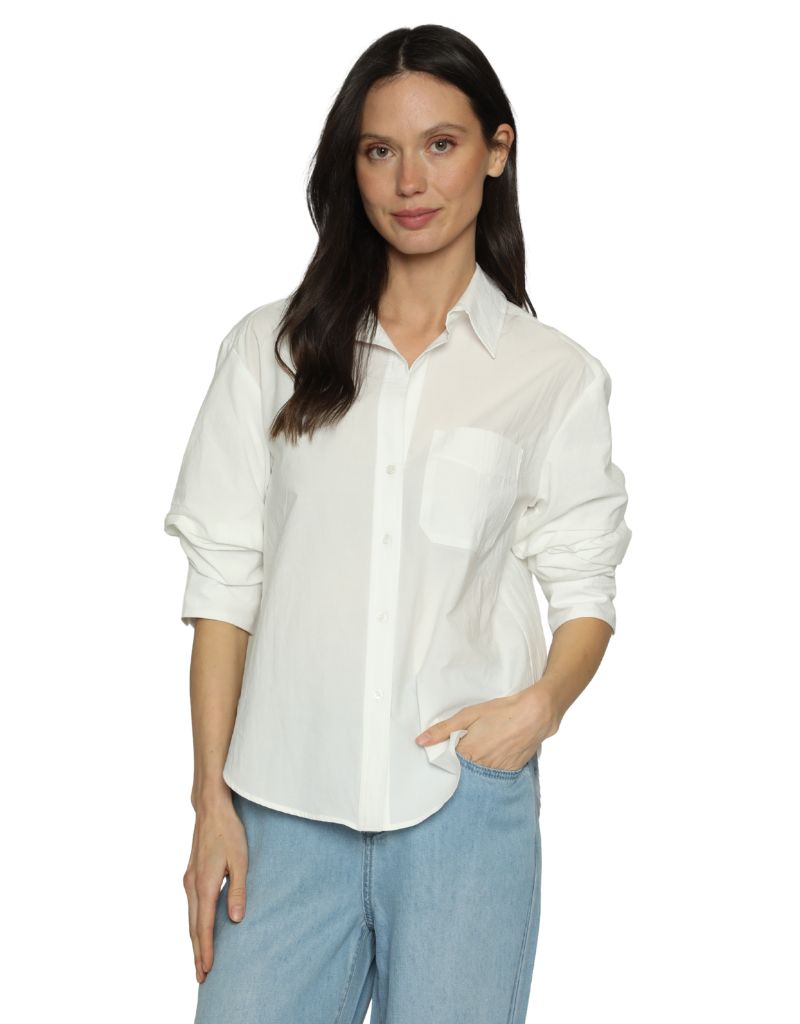 Scottie Cotton Crunch Blouse White