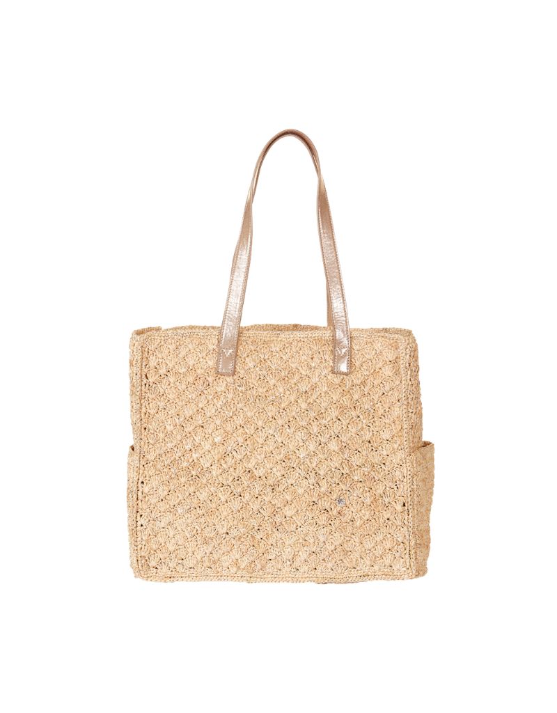 Treviso Tote Natural Silver