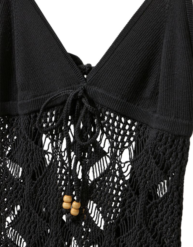 Marrakesh Midi Dress Black