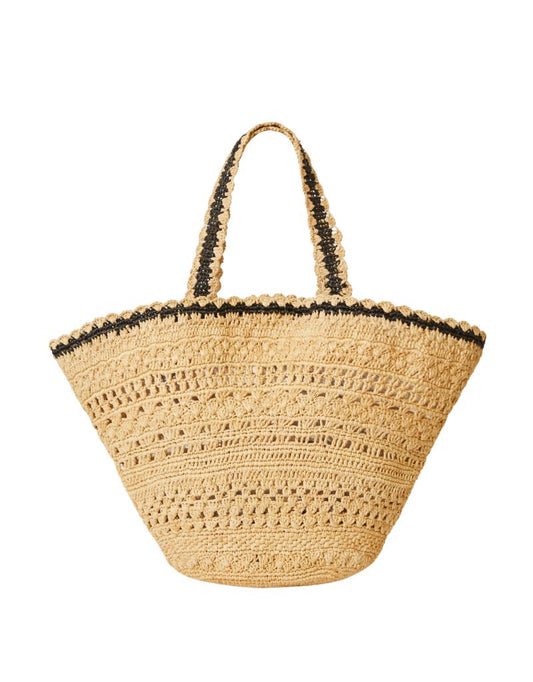 Mikala Tote Natural Black