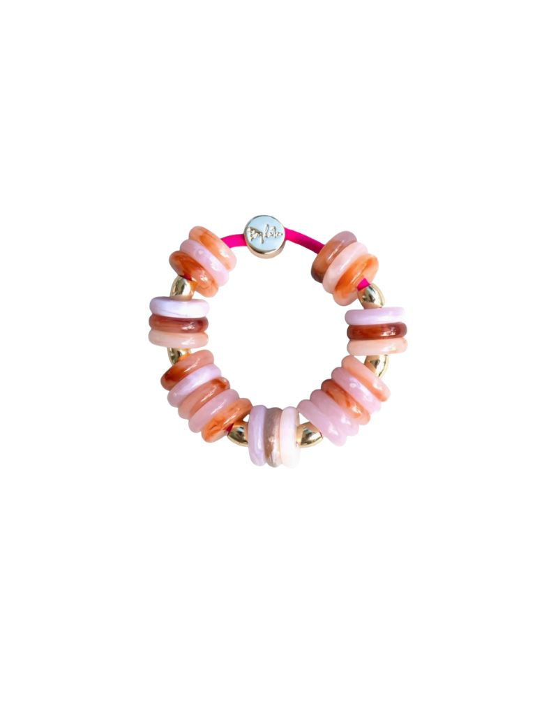 Peonies Capsule Bracelet Hair Tie