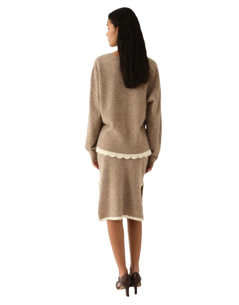 Como Crochet Slip Skirt ECR1