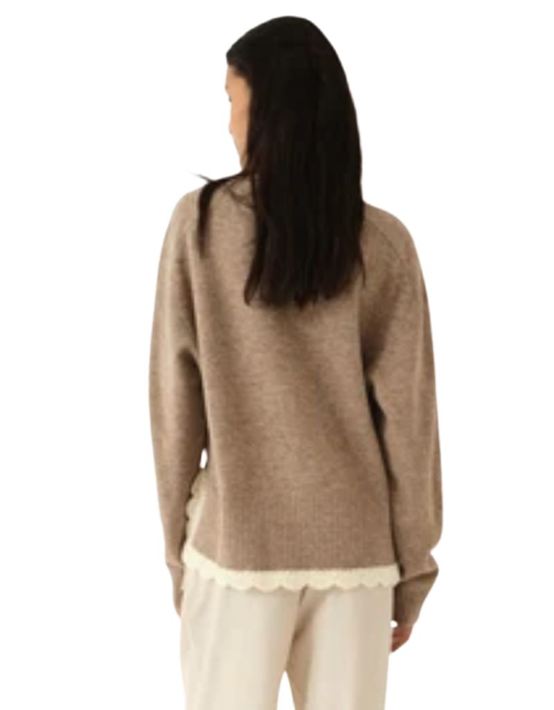 Como Crochet V-Neck ECR1