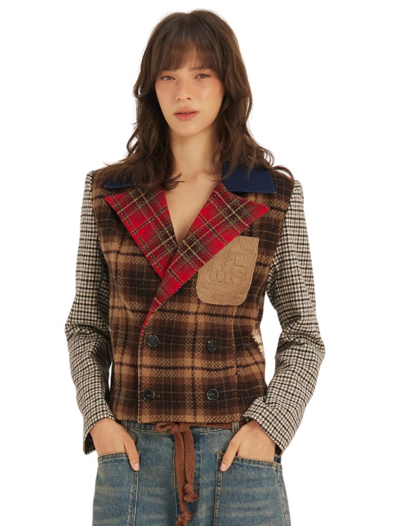Daphne Velvet Double Breasted Jacket Vintage