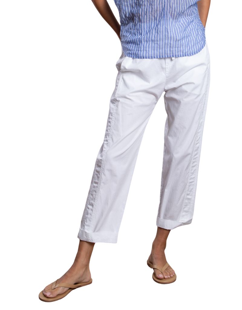 Andy Pant in Paperweight Cotton White