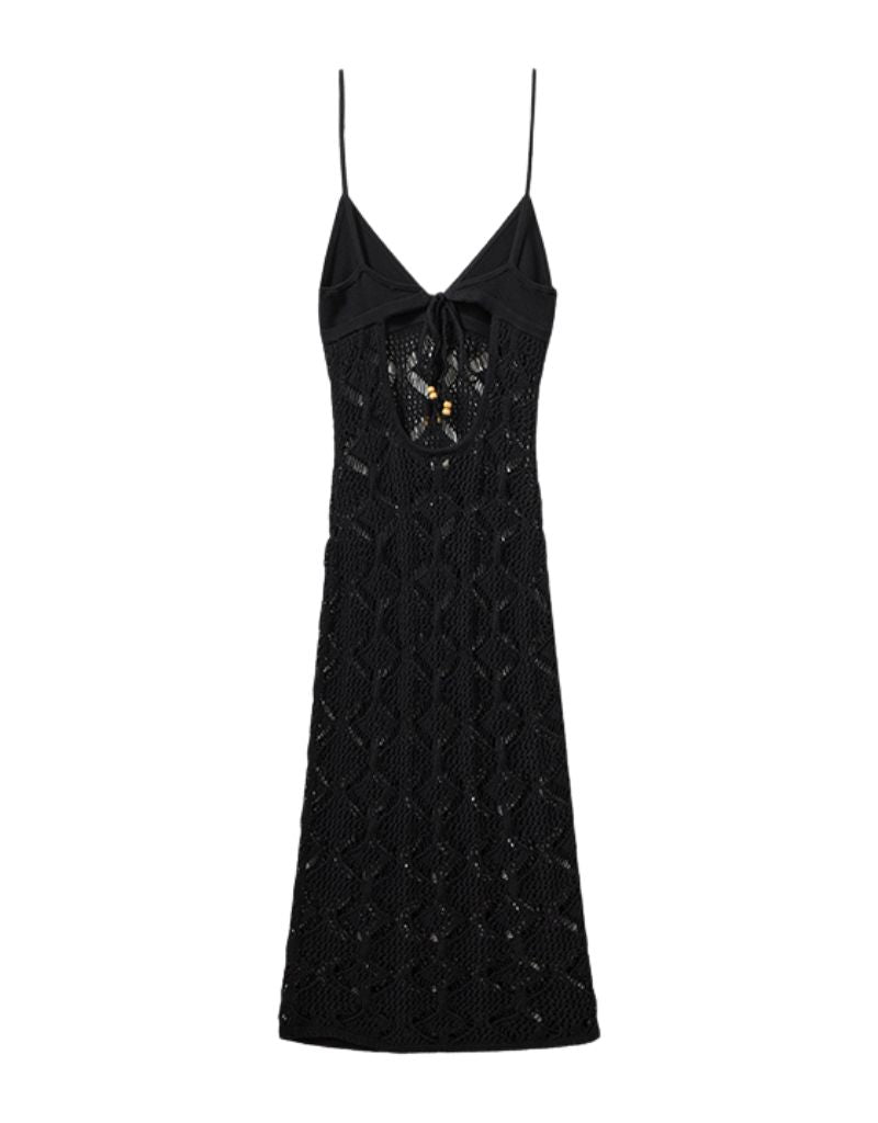 Marrakesh Midi Dress Black