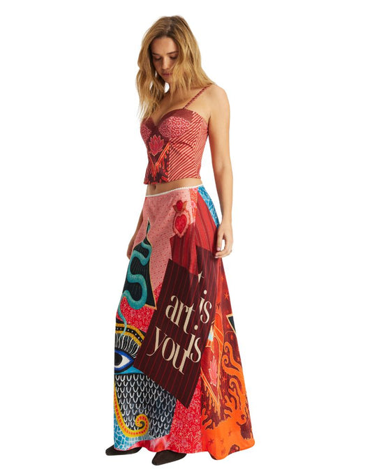 Emery Corset Red Aura