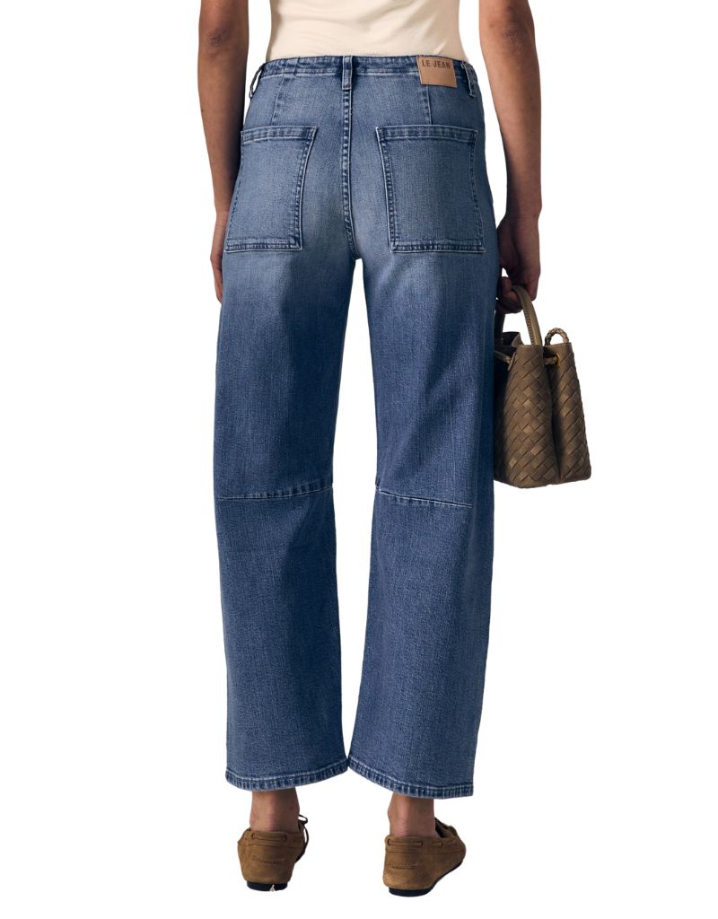 Selena Crop Mid Rise Indigo Bloom