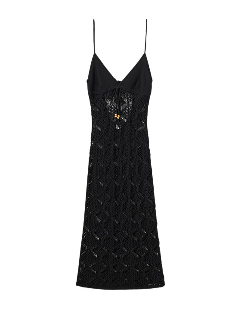 Marrakesh Midi Dress Black