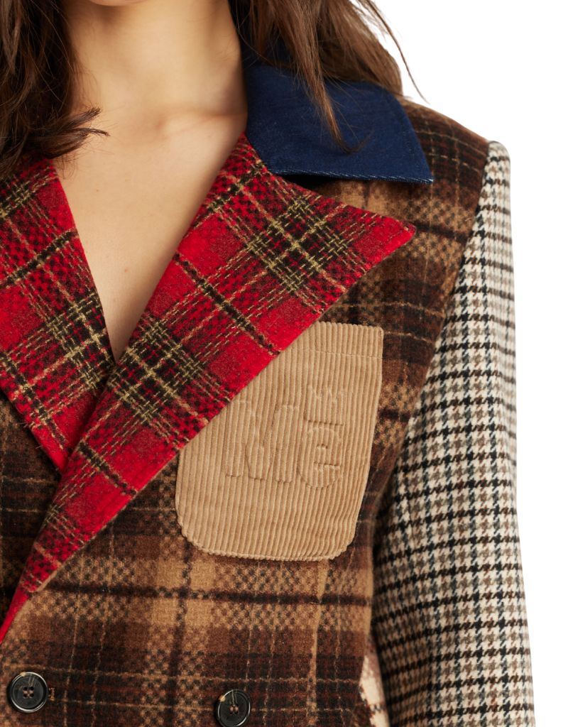 Daphne Velvet Double Breasted Jacket Vintage