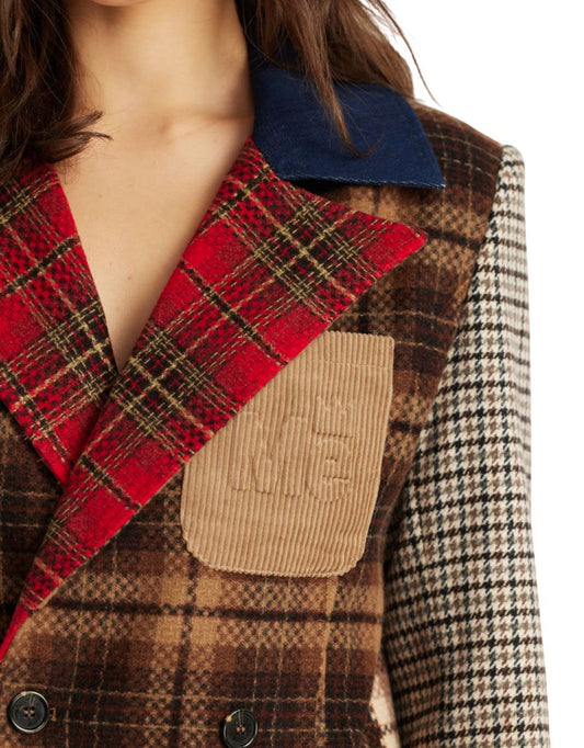 Daphne Velvet Double Breasted Jacket Vintage